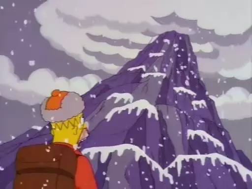 Homero al ver la montaña que tendrá que escalar